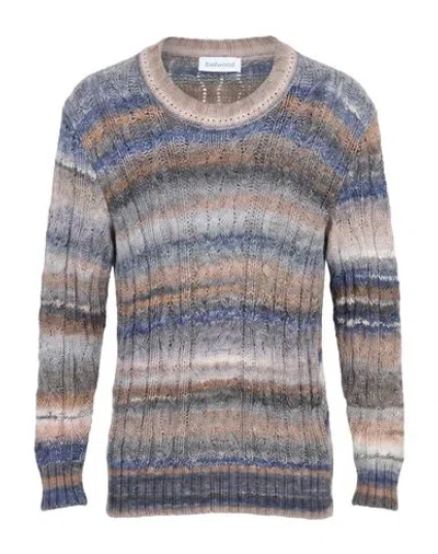 Bellwood Man Sweater Blue Size 38 Wool, Acrylic In Multi