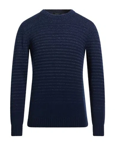 Bellwood Man Sweater Blue Size 40 Wool, Cotton
