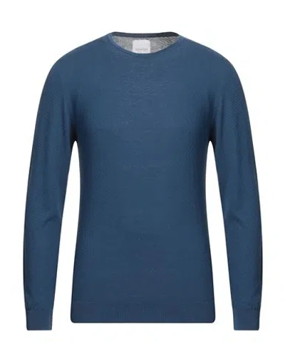 Bellwood Man Sweater Blue Size 42 Cotton