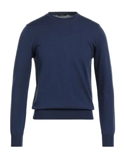 Bellwood Man Sweater Blue Size 44 Merino Wool