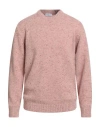 Bellwood Man Sweater Blush Size 44 Virgin Wool, Nylon In Red