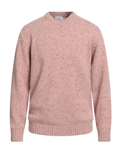 Bellwood Man Sweater Blush Size 44 Virgin Wool, Nylon In Red