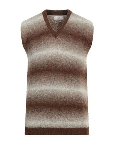 Bellwood Man Sweater Brown Size 42 Alpaca Wool, Polyester