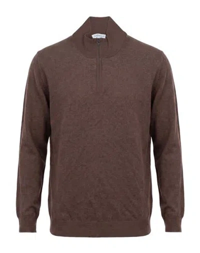 Bellwood Man Sweater Brown Size 44 Cashmere, Silk