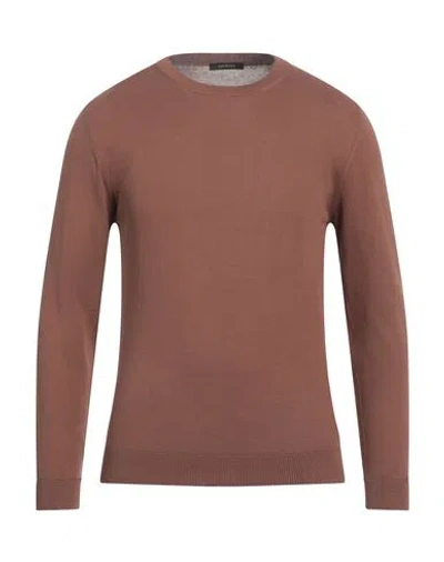 Bellwood Man Sweater Brown Size 44 Cotton