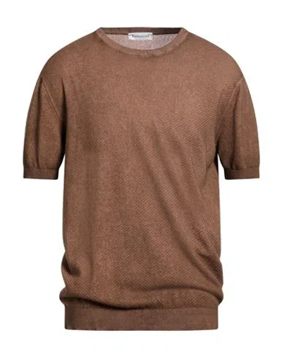 Bellwood Man Sweater Brown Size 44 Cotton