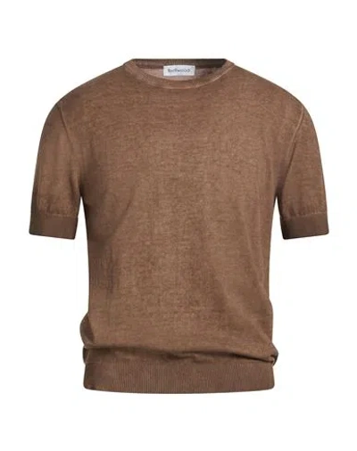 Bellwood Man Sweater Brown Size 46 Cotton