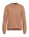 Bellwood Man Sweater Camel Size 44 Cotton, Cashmere In White