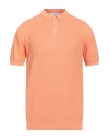 Bellwood Man Sweater Coral Size 38 Cotton In Red