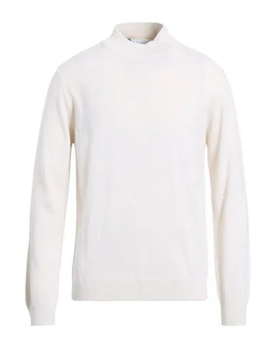Bellwood Man Sweater Cream Size 40 Cashmere, Silk In White