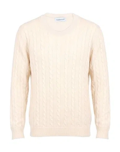 Bellwood Man Sweater Cream Size 40 Wool, Cashmere In White