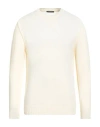 Bellwood Man Sweater Cream Size 40 Wool In Neutral