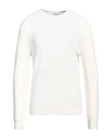 Bellwood Man Sweater Cream Size 42 Merino Wool, Acrylic In Cream