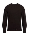 Bellwood Man Sweater Dark Brown Size Xl Acrylic, Alpaca Wool, Wool, Viscose In Brown