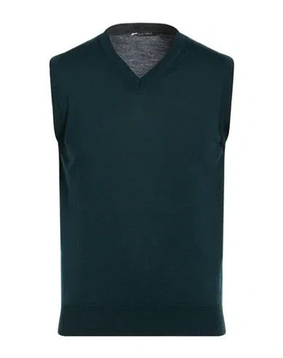 Bellwood Man Sweater Dark Green Size 36 Merino Wool