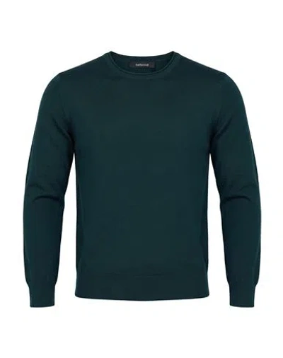 Bellwood Man Sweater Dark Green Size 44 Merino Wool