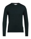 Bellwood Man Sweater Dark Green Size 44 Merino Wool