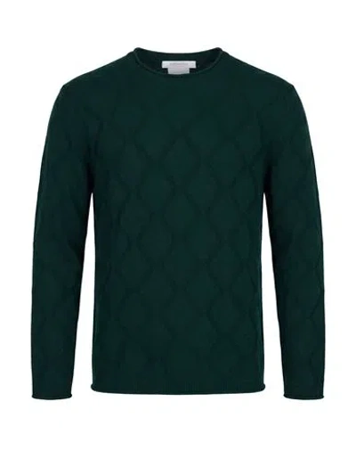 Bellwood Man Sweater Deep Teal Size 44 Wool, Viscose, Polyamide, Cashmere In Green