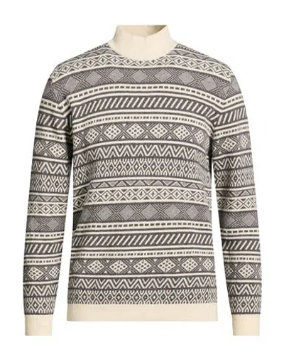 Bellwood Man Sweater Grey Size 40 Virgin Wool, Nylon In Multi