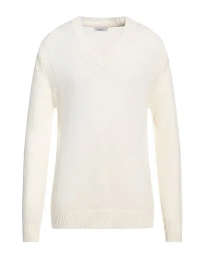 Bellwood Man Sweater Ivory Size 40 Acrylic, Alpaca Wool, Virgin Wool, Viscose In White