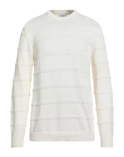 Bellwood Man Sweater Ivory Size 44 Cotton, Cashmere In White