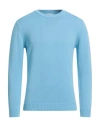 Bellwood Man Sweater Light Blue Size 44 Cotton