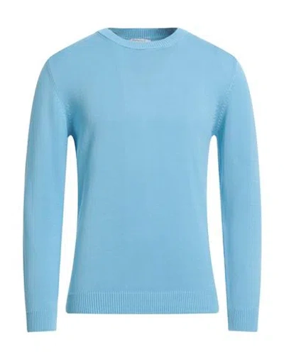 Bellwood Man Sweater Light Blue Size 44 Cotton
