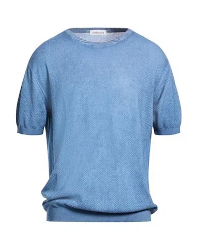 Bellwood Man Sweater Light Blue Size 46 Cotton