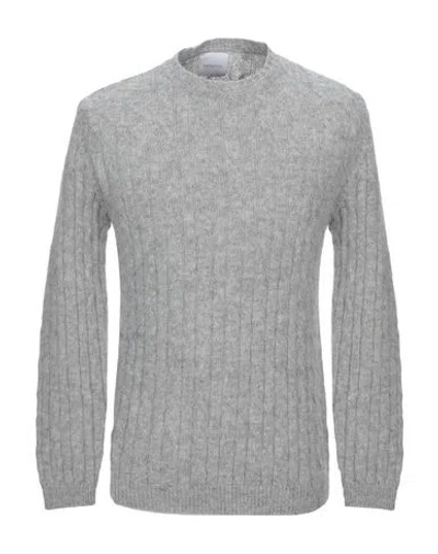 Bellwood Man Sweater Light Grey Size 44 Wool In Gray