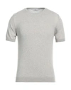 Bellwood Man Sweater Light Grey Size 48 Cotton