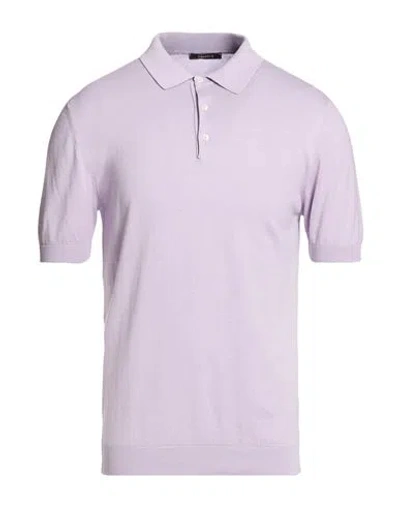 Bellwood Man Sweater Lilac Size 42 Silk, Cotton In Purple