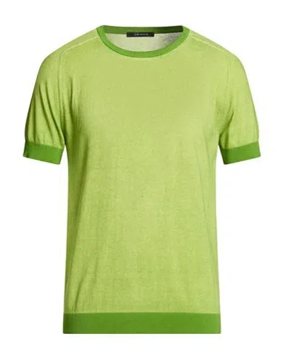Bellwood Man Sweater Lime Green Size 40 Cotton