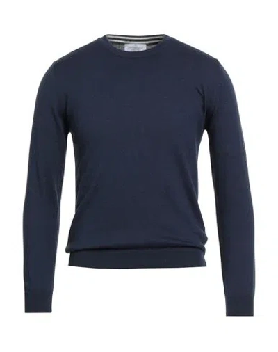 Bellwood Man Sweater Midnight Blue Size 36 Cotton, Cashmere