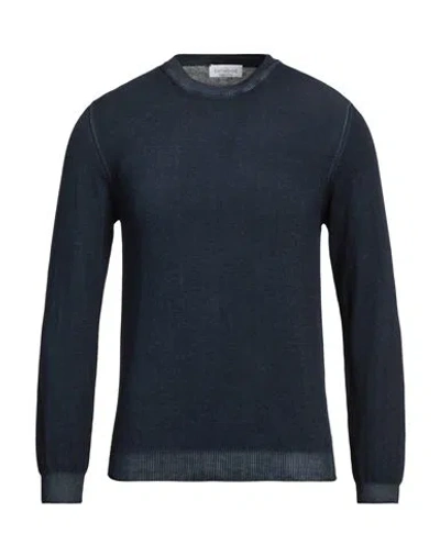 Bellwood Man Sweater Midnight Blue Size 38 Cotton