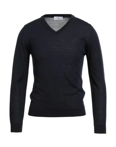 Bellwood Man Sweater Midnight Blue Size 42 Merino Wool