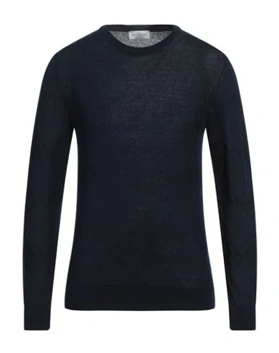 Bellwood Man Sweater Midnight Blue Size 48 Cotton