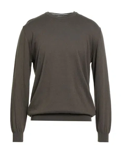 Bellwood Man Sweater Military Green Size 44 Cotton, Cashmere In Gray