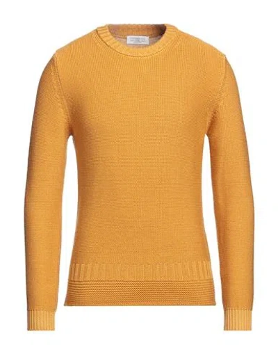 Bellwood Man Sweater Mustard Size 42 Virgin Wool In Yellow