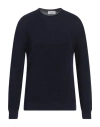 Bellwood Man Sweater Navy Size 36 Merino Wool, Acrylic In Navy Blue