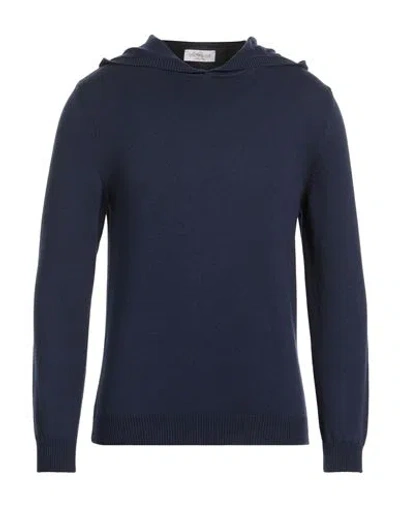 Bellwood Man Sweater Navy Size 38 Cotton, Cashmere In Blue