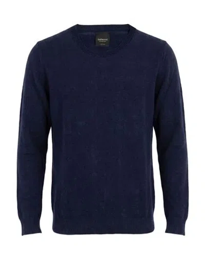 Bellwood Man Sweater Navy Size 40 Cotton In Blue