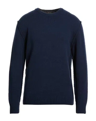 Bellwood Man Sweater Navy Size 44 Wool In Black