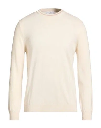 Bellwood Man Sweater Off White Size 38 Cashmere, Silk In Neutral