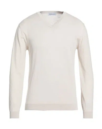 Bellwood Man Sweater Off White Size 46 Cotton