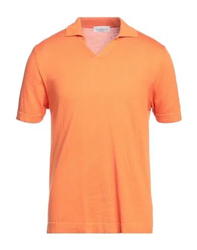 Bellwood Man Sweater Orange Size 48 Cotton