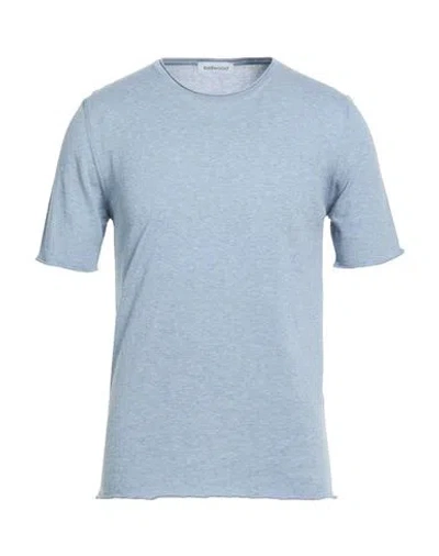 Bellwood Man Sweater Pastel Blue Size 44 Cotton In Multi