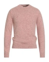 Bellwood Man Sweater Blush Size 44 Virgin Wool, Nylon In Pink