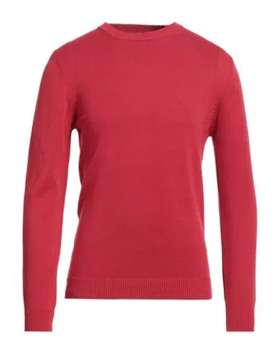 Bellwood Man Sweater Red Size 44 Cotton