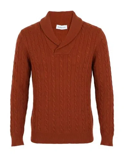 Bellwood Man Sweater Rust Size 40 Wool, Cashmere In Brown