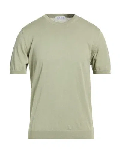 Bellwood Man Sweater Sage Green Size 46 Cotton
